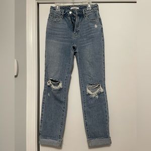 PacSun Distressed Mom Jeans